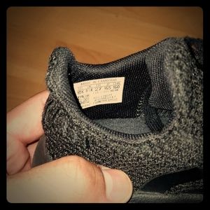 Toddler black addidas sneakers